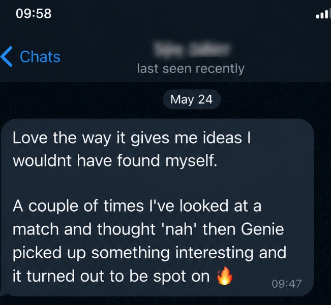 Genie testimonial 2